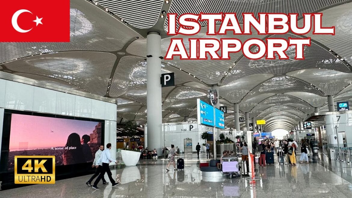 [4K] Istanbul Airport, Turkiye 🇹🇷🐧 New Airport Walking Tour