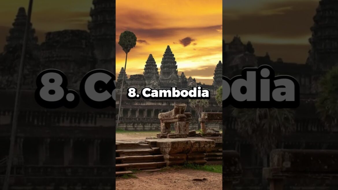 Top 10 Most Beautiful Countries in Asia #shorts