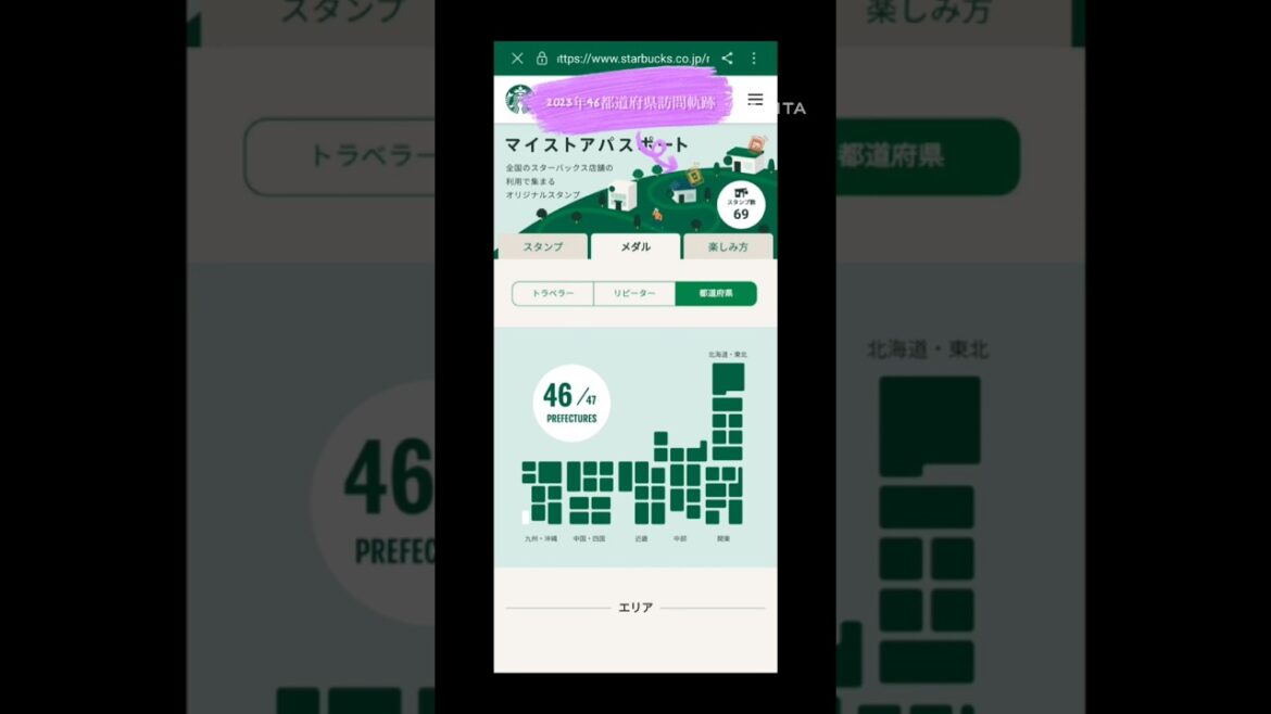 Using JR PASS 🇯🇵VISITed 46 PREFECTURES except OKINAWA # #jrpass #starbucks #okinawa #일본여행#アホな旅人