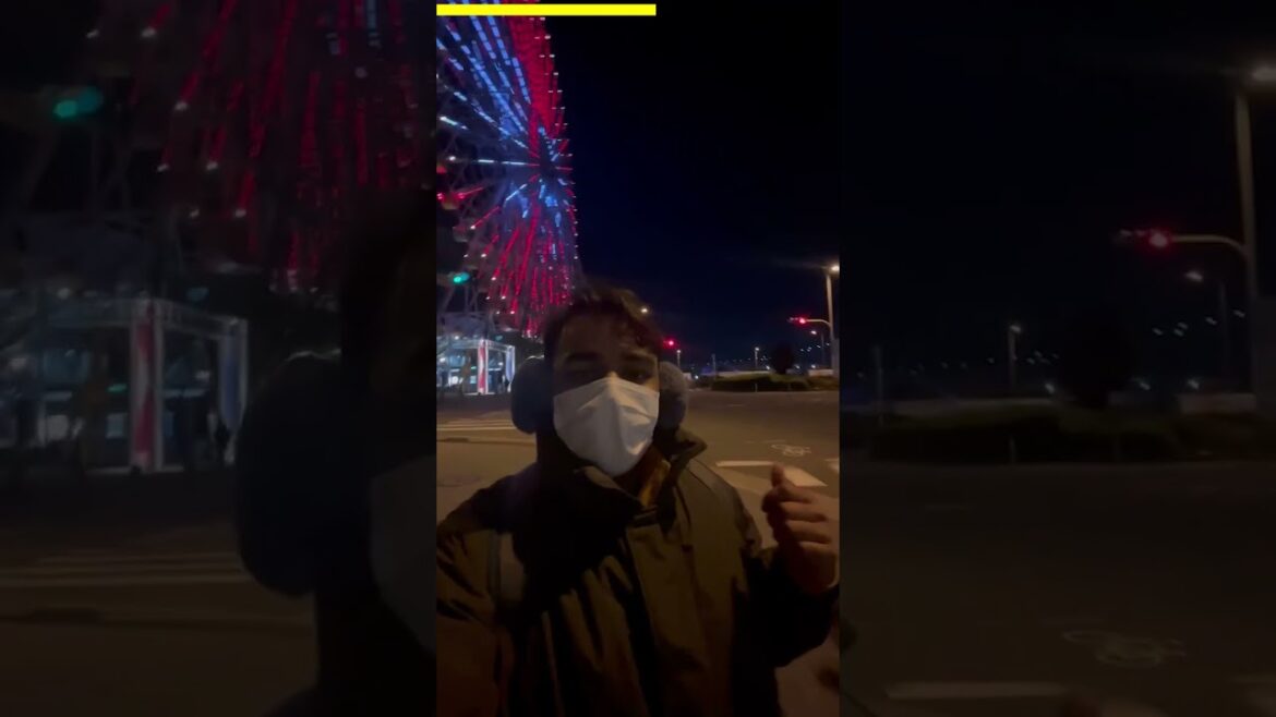 #shorts Osaka Ferris wheel 🎡🇯🇵 #travel #Japan #japantravel