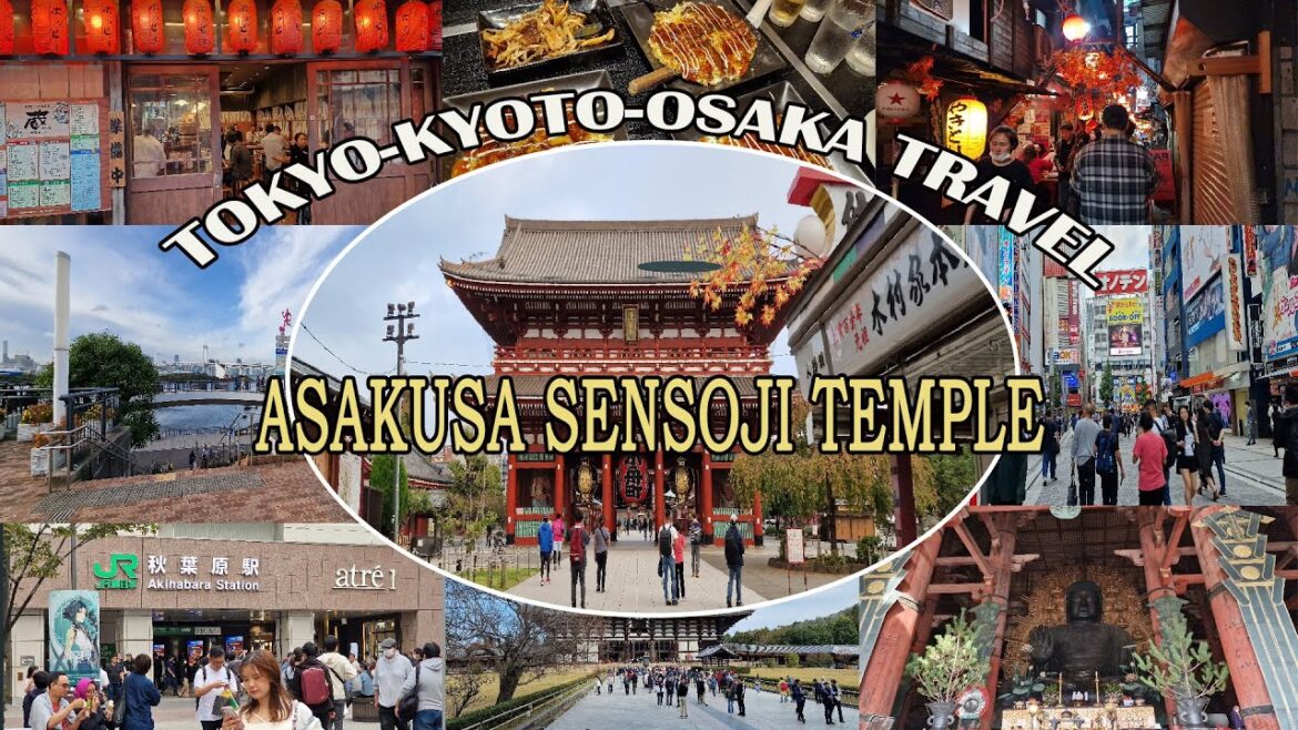 [4K] Asakusa Sensoji Temple - Walking Tour in Tokyo Japan