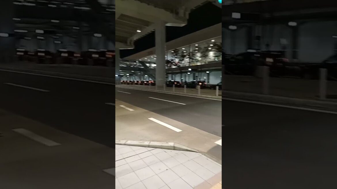 Kansai International Airport, Japan, ចុះពេលយប់ ស្ងាត់ជ្រាប, Silent, Cold, night  #foryou