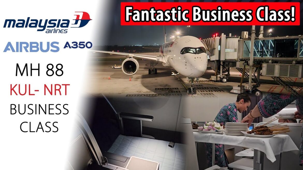 Malaysia Airlines MH 88 | π²πΎ Kuala Lumpur to π―π΅ Tokyo (Narita) A350-941 Business Class Review Malaysia Airlines MH 88 | π²πΎ Kuala Lumpur to π―π΅ Tokyo (Narita) A350-941 Business Class Review
