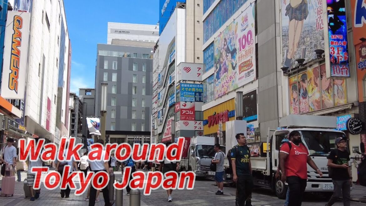 Walking around Tokyo Japan! Around Akihabara station (Travel vlog HD full movie film Japanese trip)