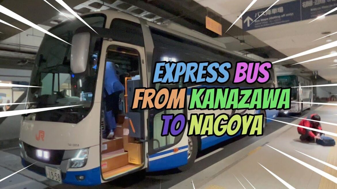 [Express bus] Use JR bus from Kanazawa to Nagoya. Highway buses are fast, cheap, and comfortable.