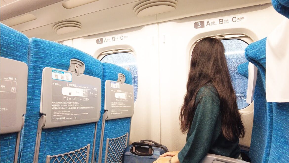 Trying Japan's $88.9 BULLET TRAIN Unreserved Seat🚅Shinkansen Nozomi🌺Beautiful Bento in Kyoto