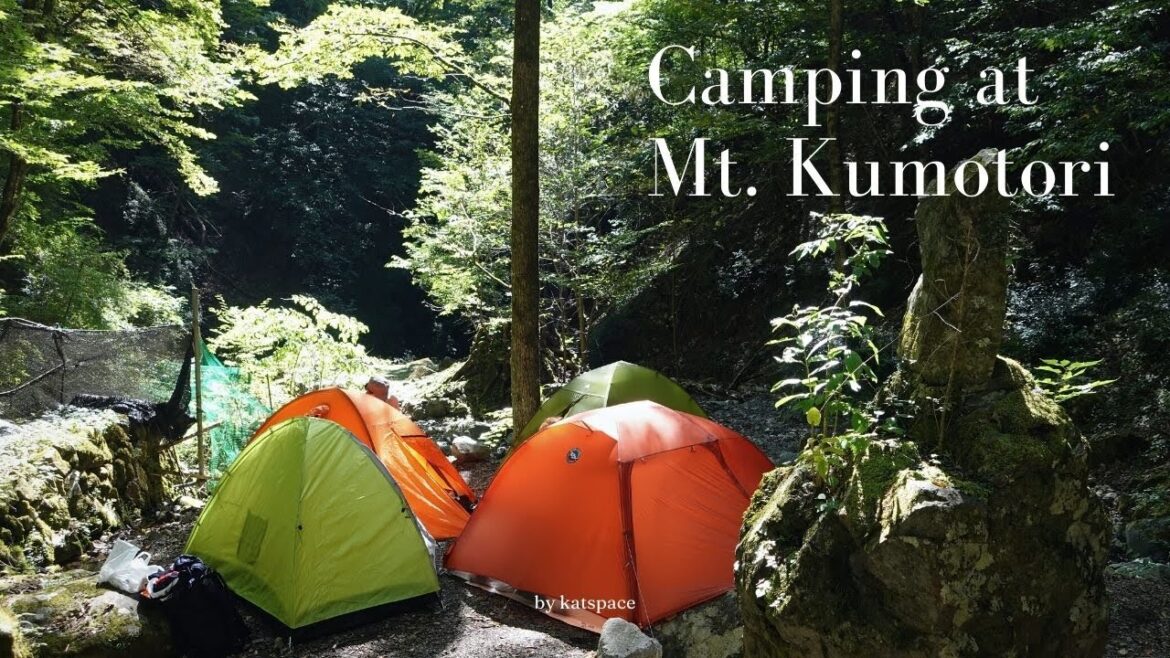 Camping at the HIGHEST mountain in Tokyo (Mt. Kumotori) | Japan travel vlog