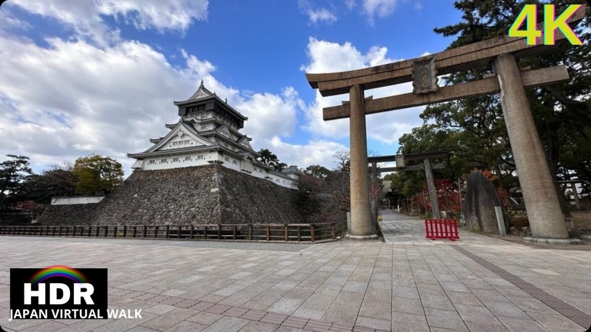 Day trip at Kokura Castle ♦Kitakyūshū Fukuoka🔸 4K HDR