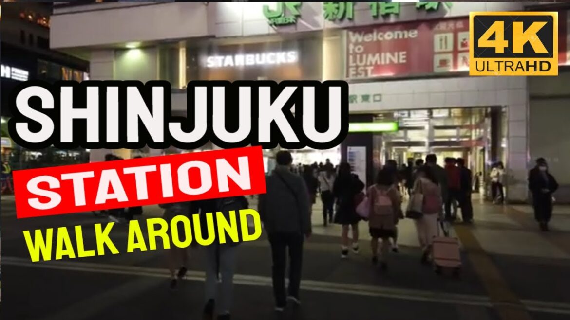 Walk Around Shinjuku Station Tokyo Japan Walking Tour 4K Walk Around Shinjuku Station Tokyo Japan Walking Tour 4K