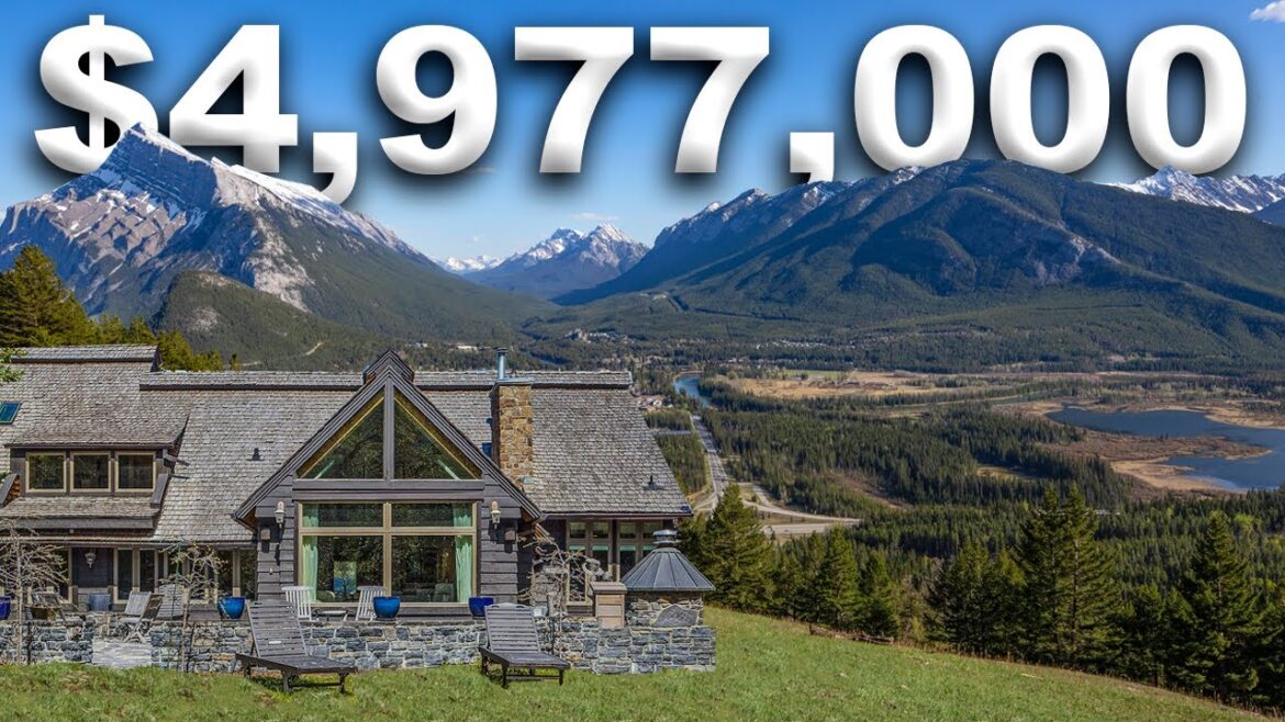 Inside this ICONIC $4.9 million dollar ESTATE home located in BANFF NATIONAL PARK