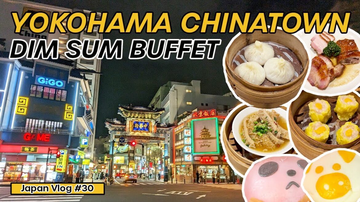All You Can Eat DIM SUM Buffet 🥡 in Yokohama Chinatown, Japan | Hong Kong Restaurant