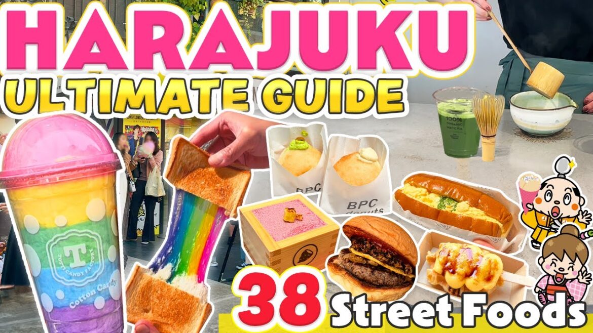 Harajuku Tokyo Street Food Update Tour / Japan Travel Food Vlog Harajuku Tokyo Street Food Update Tour / Japan Travel Food Vlog