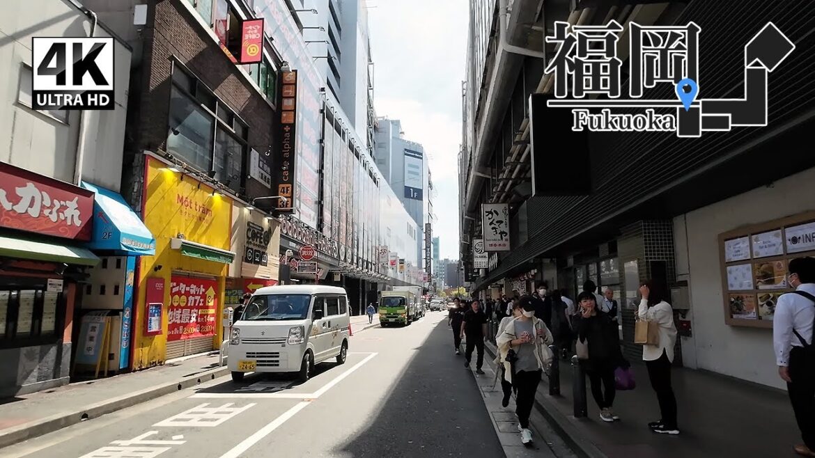 [4K/SUB] 후쿠오카 Walk｜하카타에키츄오가이,  하카타에키미나미, 하카타에키마에 4쵸메, 스미요시 4쵸메, 스미요시 3쵸메｜요도바시카메라, 하카타역, 하카타한큐,  오오이시