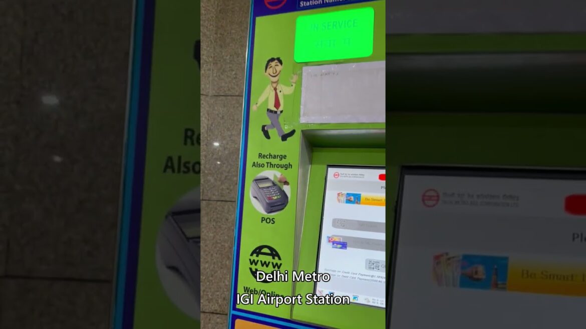 Delhi Metro Airport Express Line IGI Airport Station