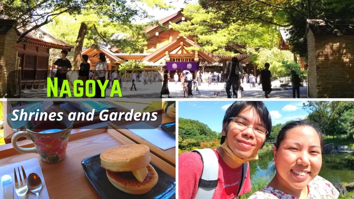 Japan Travel Vlog #7: Nagoya - Day 2 (room tour, shrine, garden, cafe)