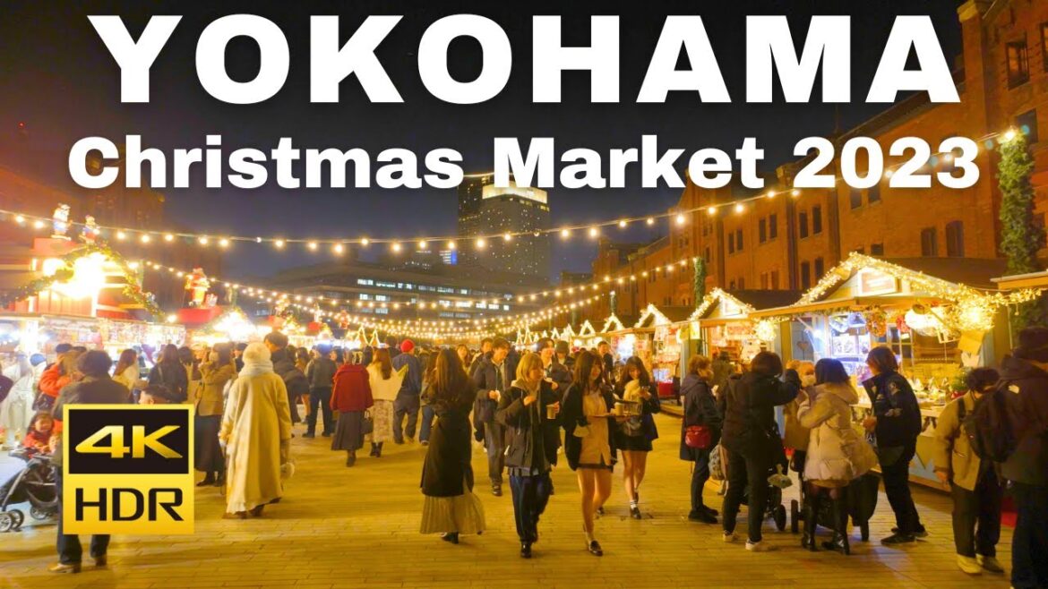 【4K🇯🇵】Crowded “Christmas Market in Yokohama Red Brick Warehouse 2023” on weekend evenings & nights! 【4K🇯🇵】Crowded "Christmas Market in Yokohama Red Brick Warehouse 2023" on weekend evenings & nights!