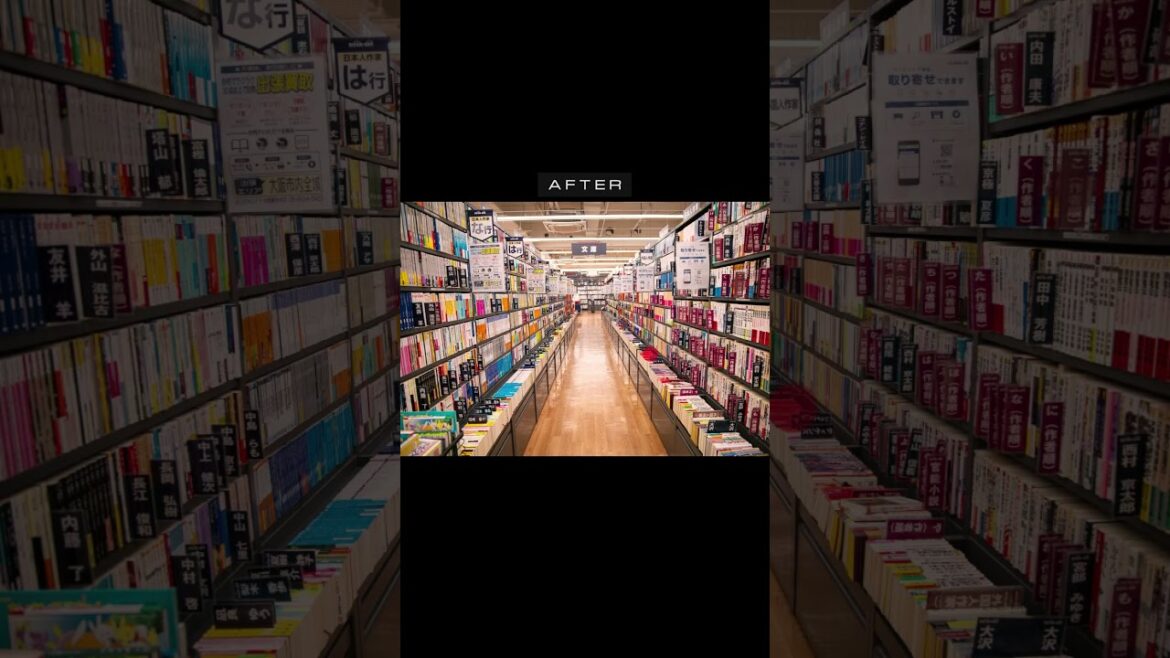 Osaka Street Photograph Before/After