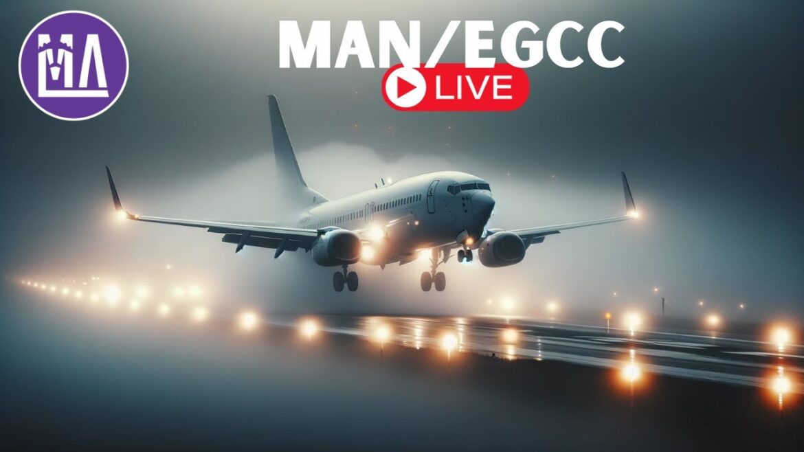 Mysterious Takeoff LIVE! Plane's Journey Through morning Fog #planespotting #aviation #maccaviation