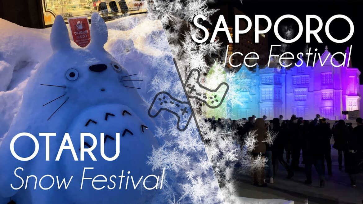 Sapporo Ice Festival vs. Otaru Snow Festival - A Comparison Guide + Free Things to Do ❄️🗻☃️