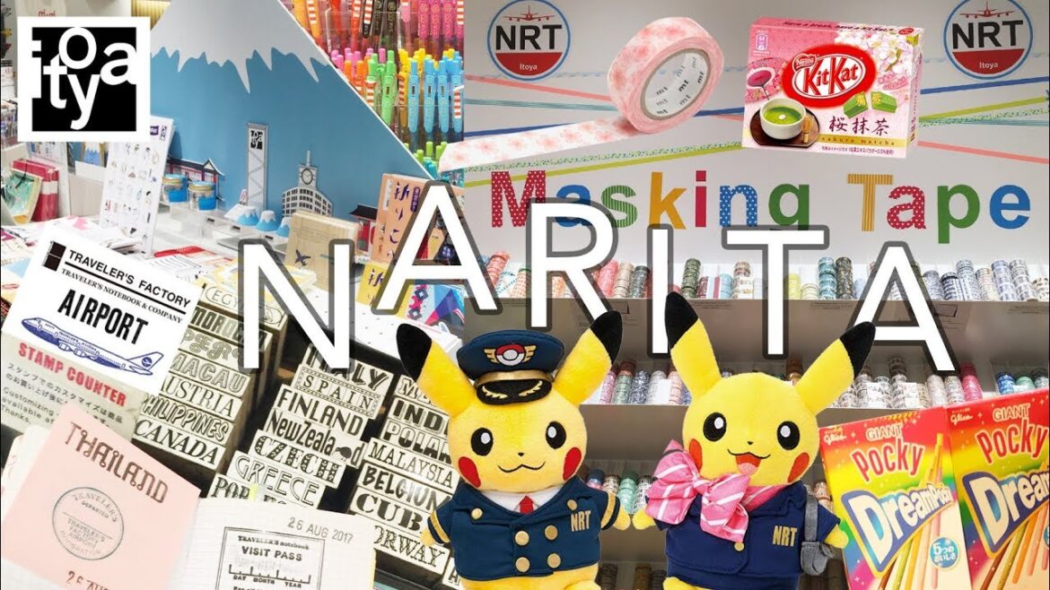 Narita Airport Tour | Traveler's Factory + ITOYA Stationery + Pokemon Store!