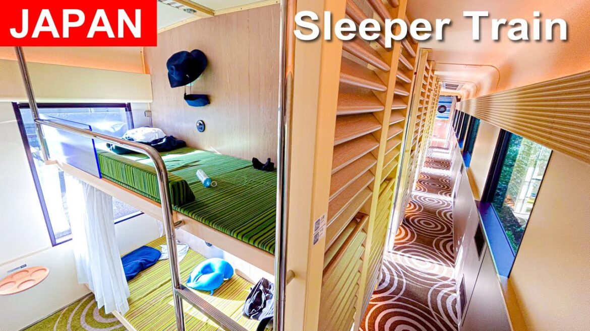 Limited Sleeper Train WEST EXPRESS GINGA For Kumano Kodo Pilgrimage Trails Over 1000 Years Old