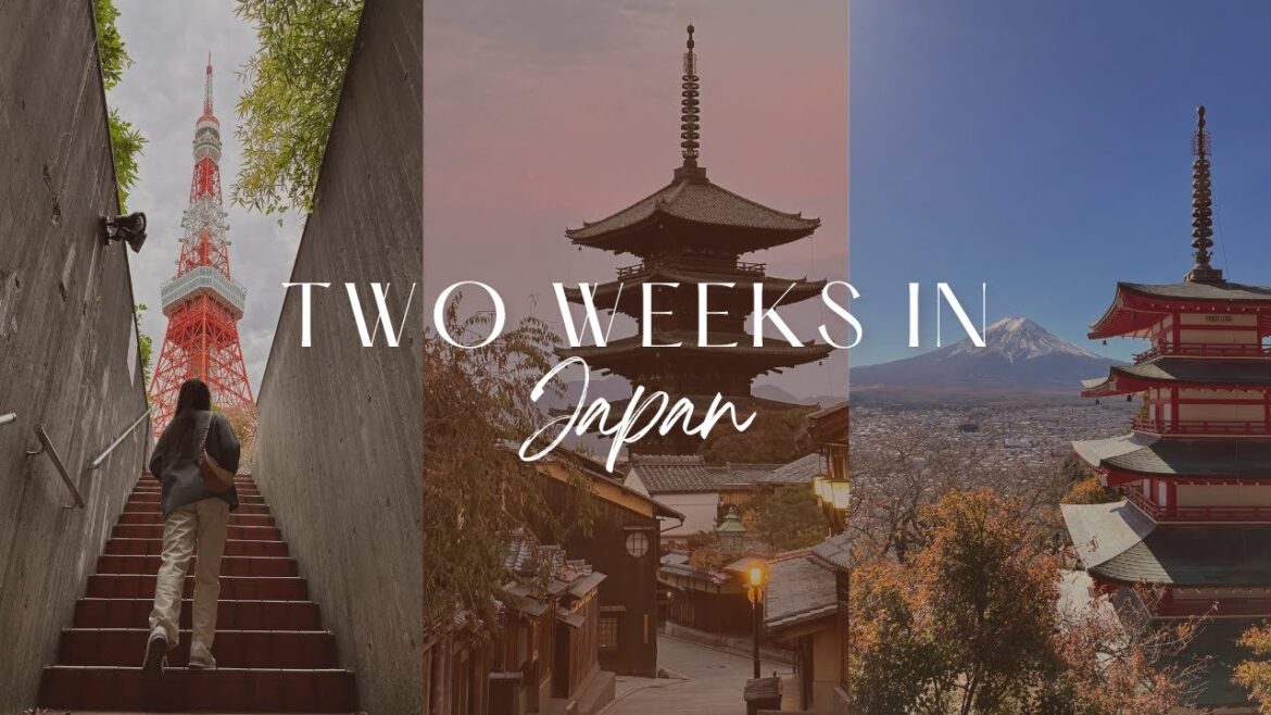 Japan Vlog |  Exploring Osaka, Kyoto, Mt.Fuji and Tokyo for 2 weeks ⛩️🇯🇵