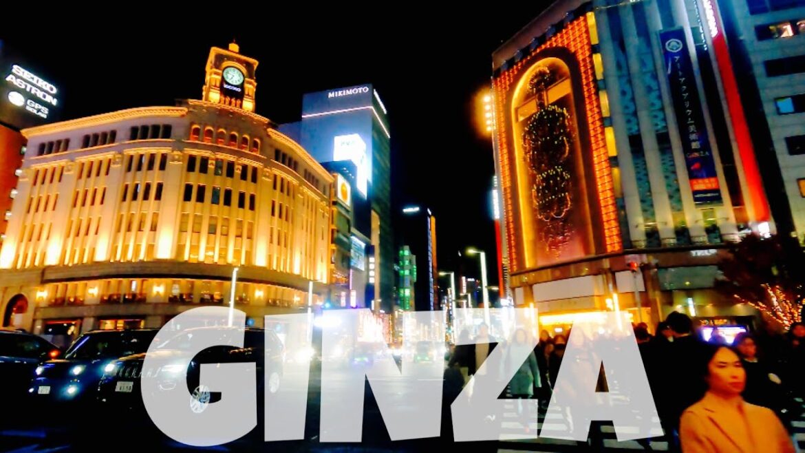 【4K】 Ginza Night Walk Tour 2023.11.29 【4K】 Ginza Night Walk Tour 2023.11.29