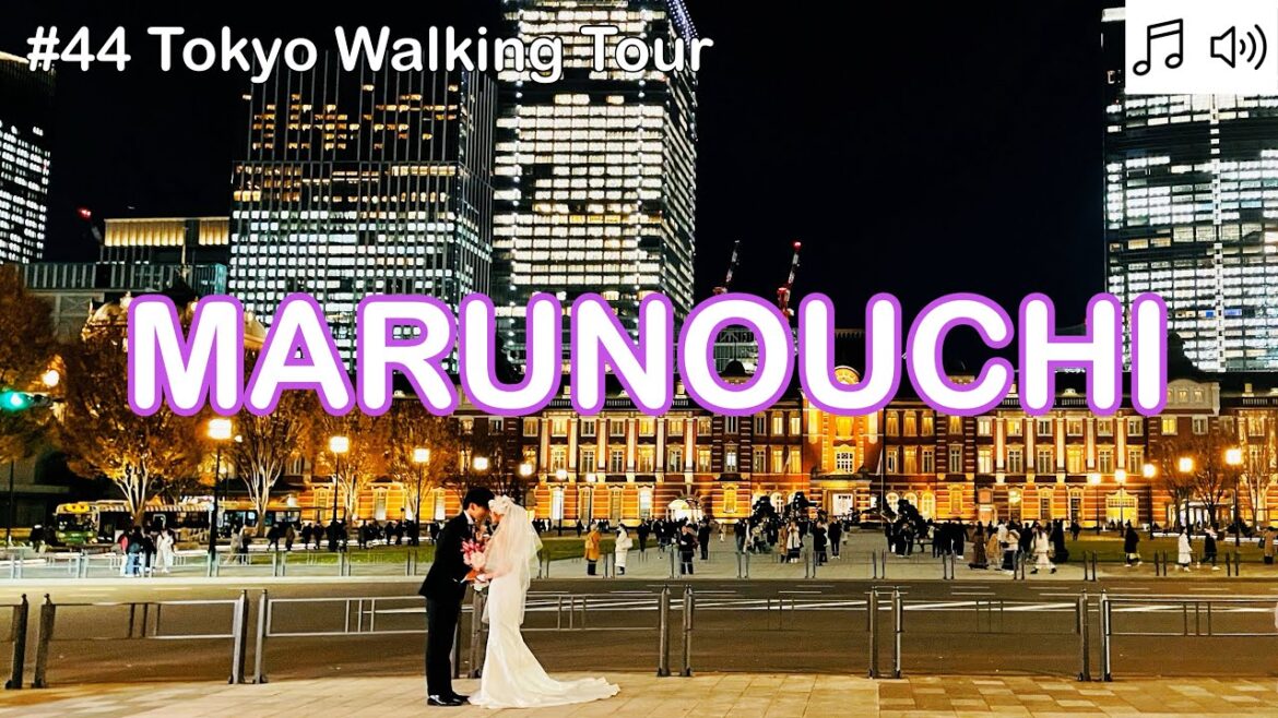 【# 44 Tokyo Walking Tour 2023】 Marunouchi night walk 4K, Marunouchi Street Park illumination. 【# 44 Tokyo Walking Tour 2023】 Marunouchi night walk 4K, Marunouchi Street Park illumination.