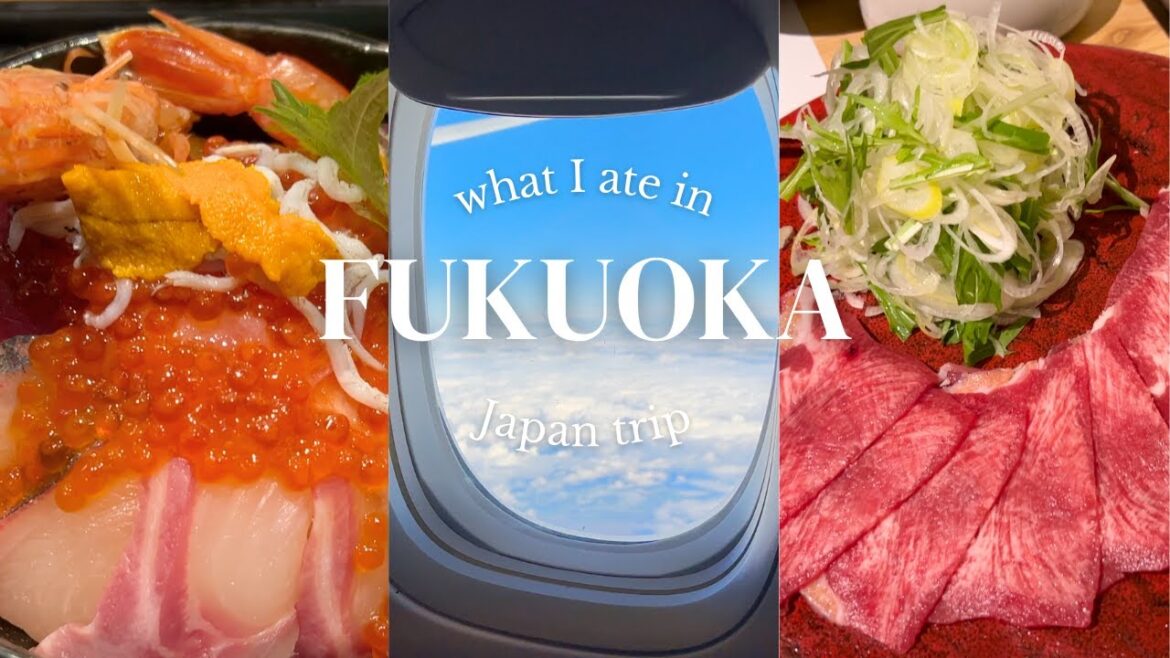 π―π΅ JAPAN TRAVEL VLOG | What I ate in Fukuoka | recommendations by locals | the best seafoods π―π΅ JAPAN TRAVEL VLOG | What I ate in Fukuoka | recommendations by locals | the best seafoods