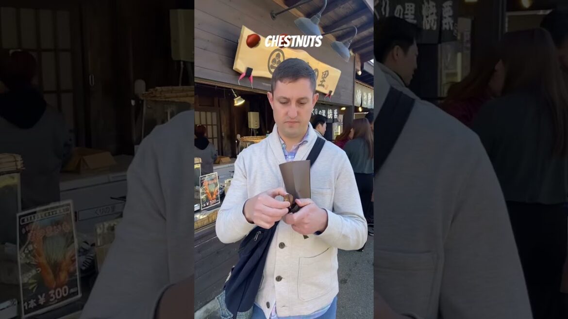 Japanese roasted 🌰 chestnuts