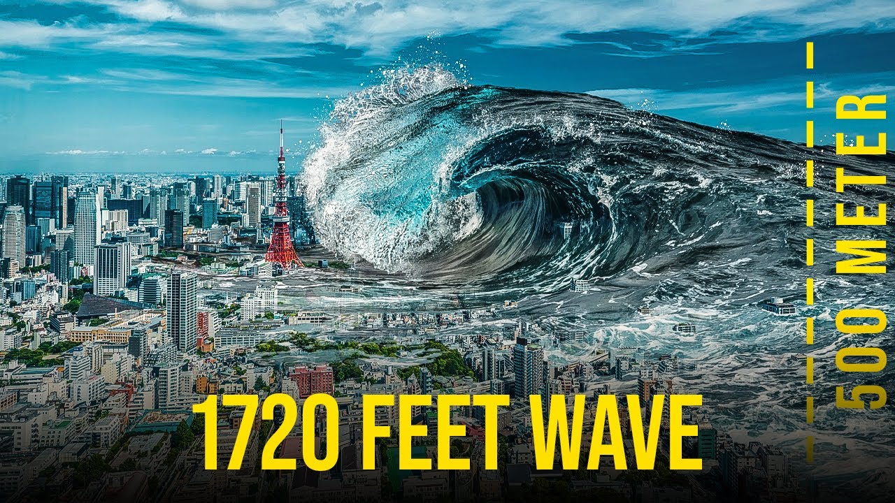 How big a tsunami waves