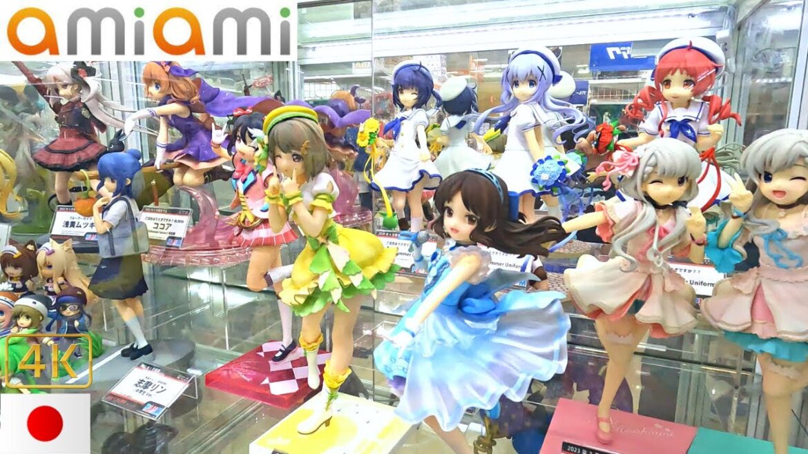 Beautiful Anime Figures at AmiAmi Akihabara Radio Kaikan Store – 4K Virtual tour/Japan Tokyo/ASMR