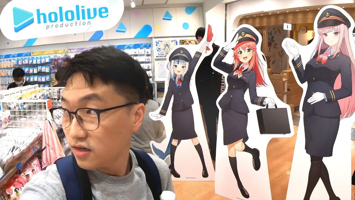 I checkout hololive × Tokyo Station Collab Store and talk to Japanese fans I checkout hololive × Tokyo Station Collab Store and talk to Japanese fans