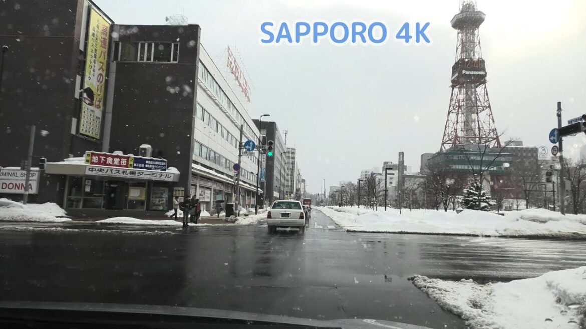 創成川通 → 月寒通 [ #札幌市 4K/30p 車載動画]  丘珠空港通交点～国道230号交点