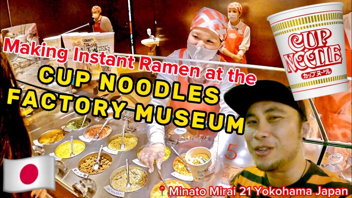We MADE our own Instant Ramen at the CUP NOODLES Factory in Japan 🇯🇵