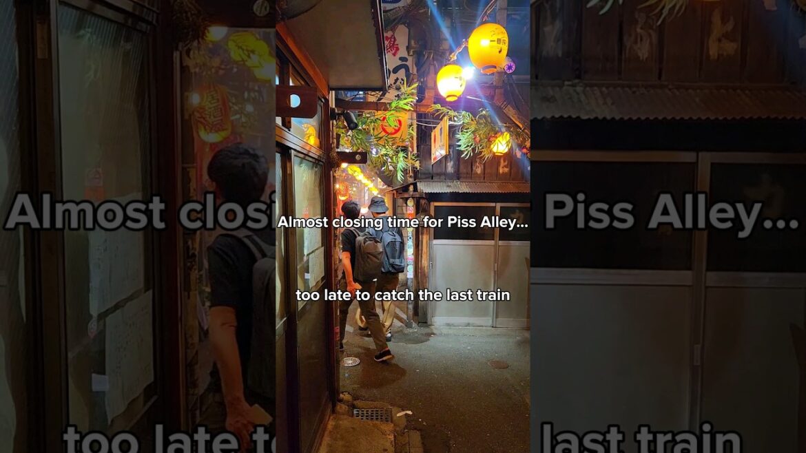 Nightlife Alley Near SHINJUKU Station Tokyo #shorts #japanesefood #japantravel