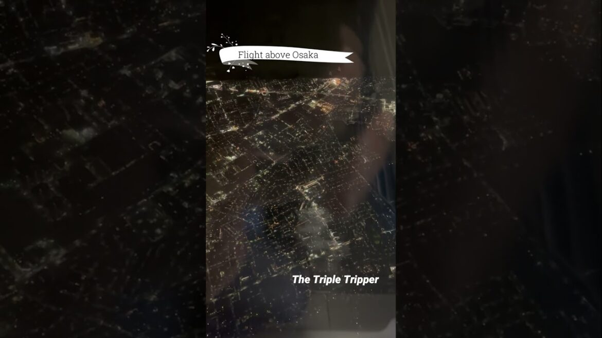 "Flight above Osaka"  Japan Trip-Log #shorts 5