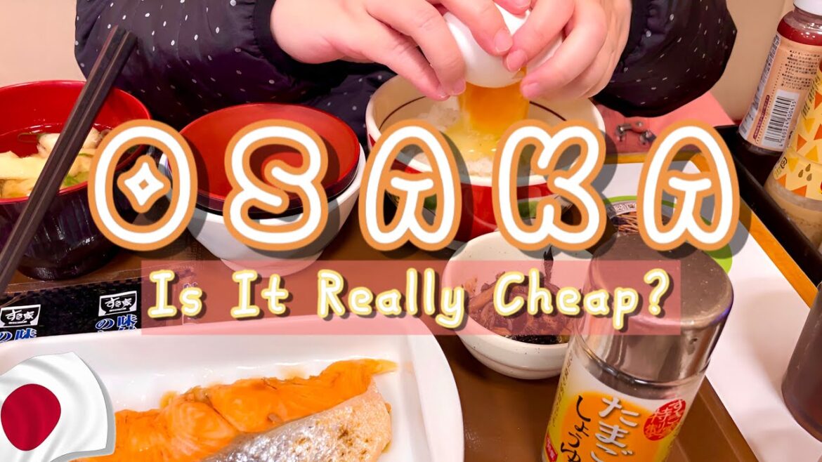 BUDGET JAPANESE Breakfast in OSAKA | It’s DELICIOUS
