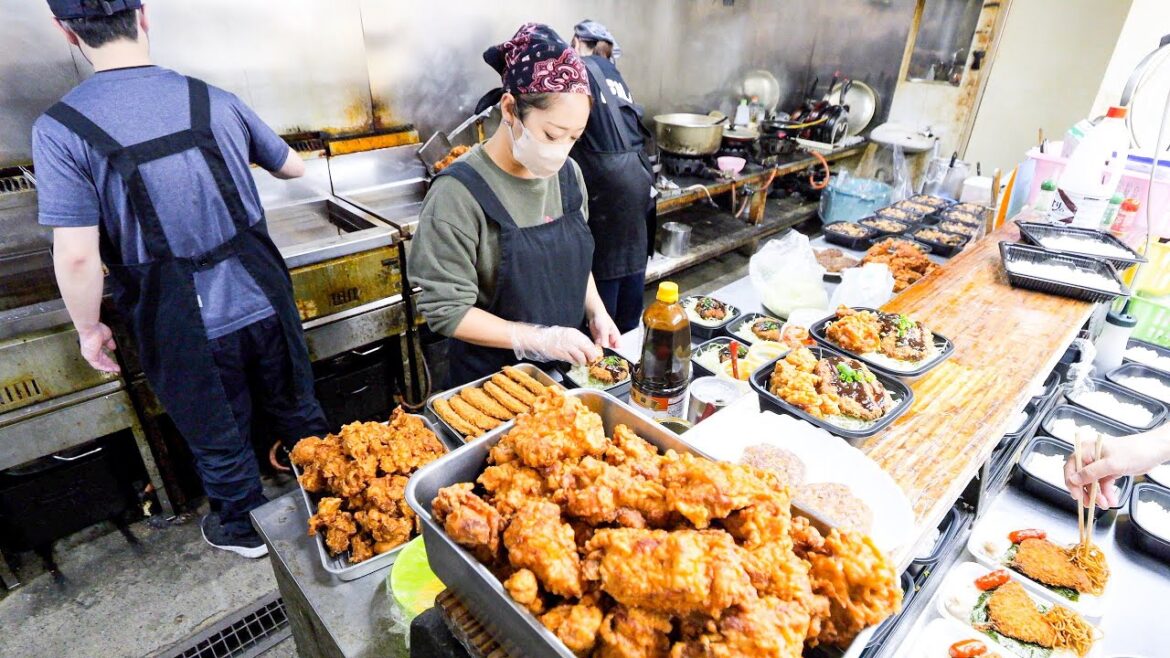 衝撃の３００円鬼コスパ弁当！学生アニキが殺到する唐揚げ爆売れ弁当屋に密着丨Japanese Street Food
