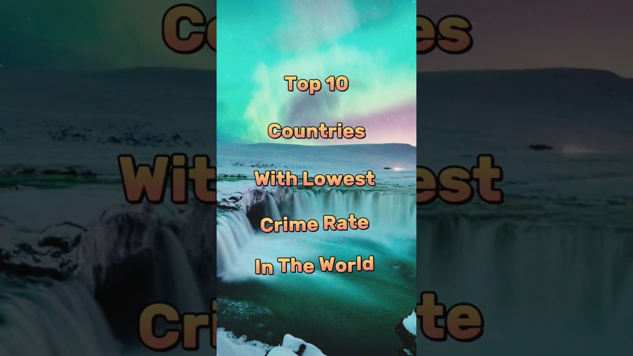 Top 10 Countries With Lowest Crime Rate In The World