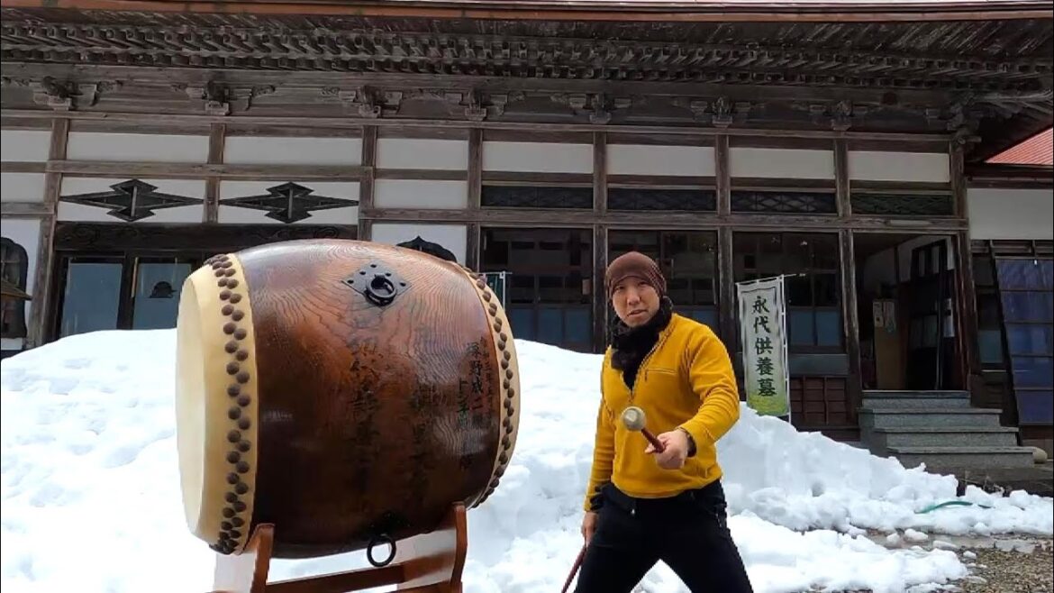 撮影現場 / 祈祷太鼓 / 曹洞宗 雲榮山 永谷寺 撮影現場 / 祈祷太鼓 / 曹洞宗 雲榮山 永谷寺
