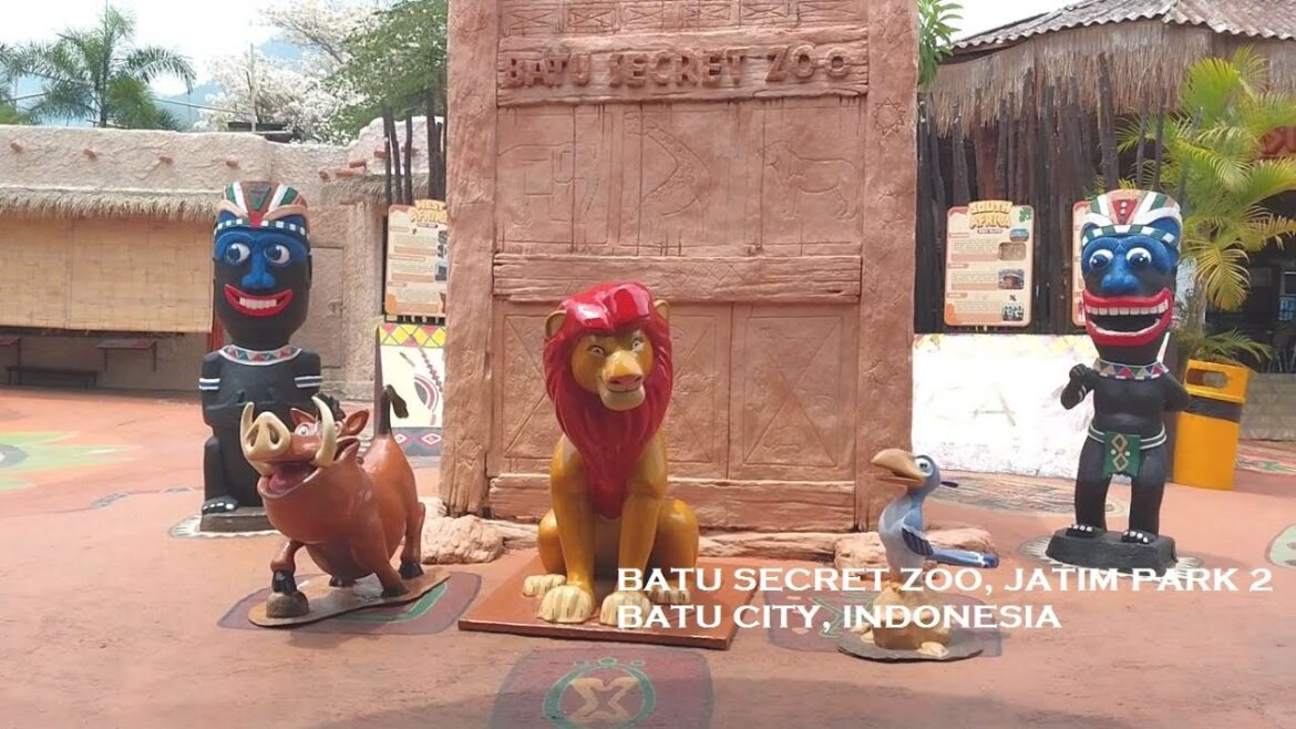 Batu Secret Zoo Jawa Timur Park 2 Batu, Indonesia || Complete Walking Tour
