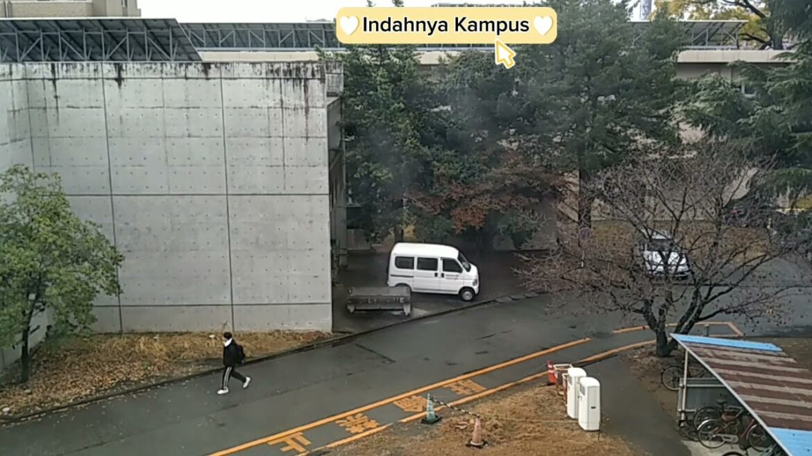 Liburan Kampus Selatan Kumamoto Jepun.