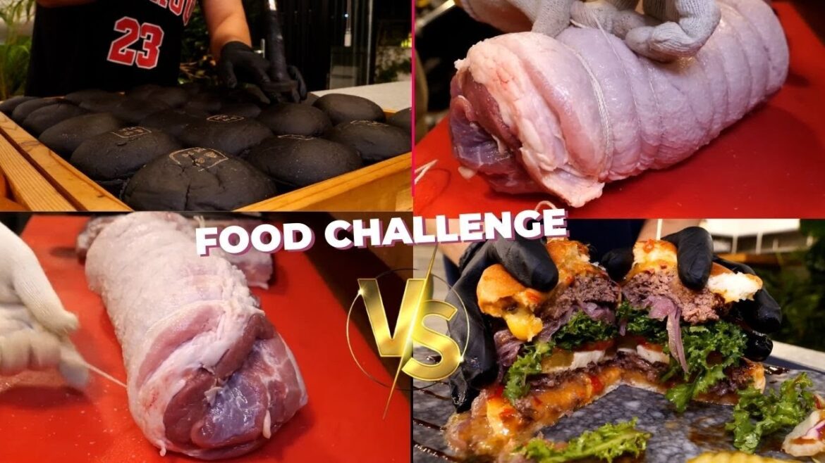 How to make Japanese ramen and beef barbecue cheeseburger - Korean street food