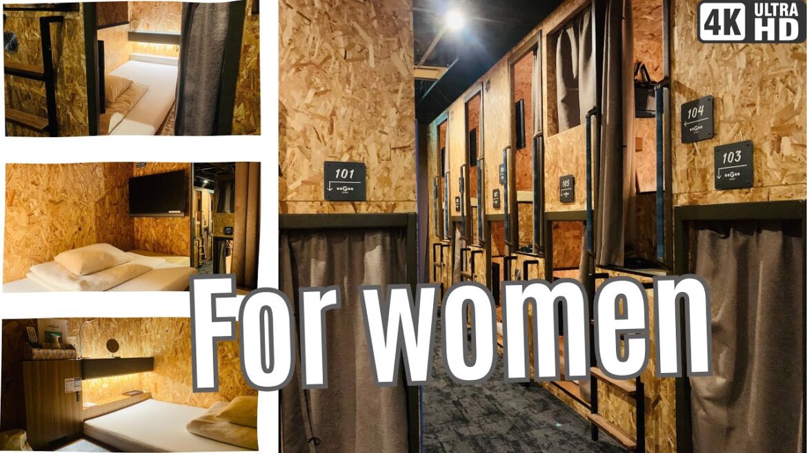 Capsule Hotel for Women | Enjoy DELUXE ROOM Service