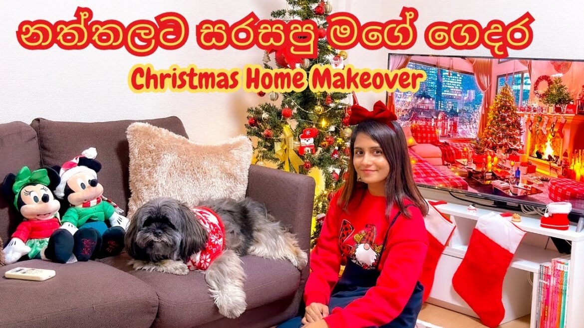 LIFE IN JAPAN | නත්තලට සරසපු මගේ ගෙදර | Christmas Home Makeover LIFE IN JAPAN | නත්තලට සරසපු මගේ ගෙදර | Christmas Home Makeover