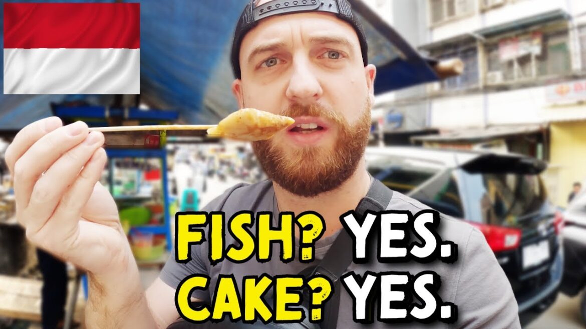 $0.13 Fishy Indonesian Street Food Had me Confused 🇮🇩