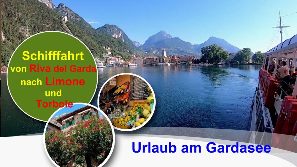 Italien: Gardasee - Schifffahrt von Riva del Garda - Limone - Torbole