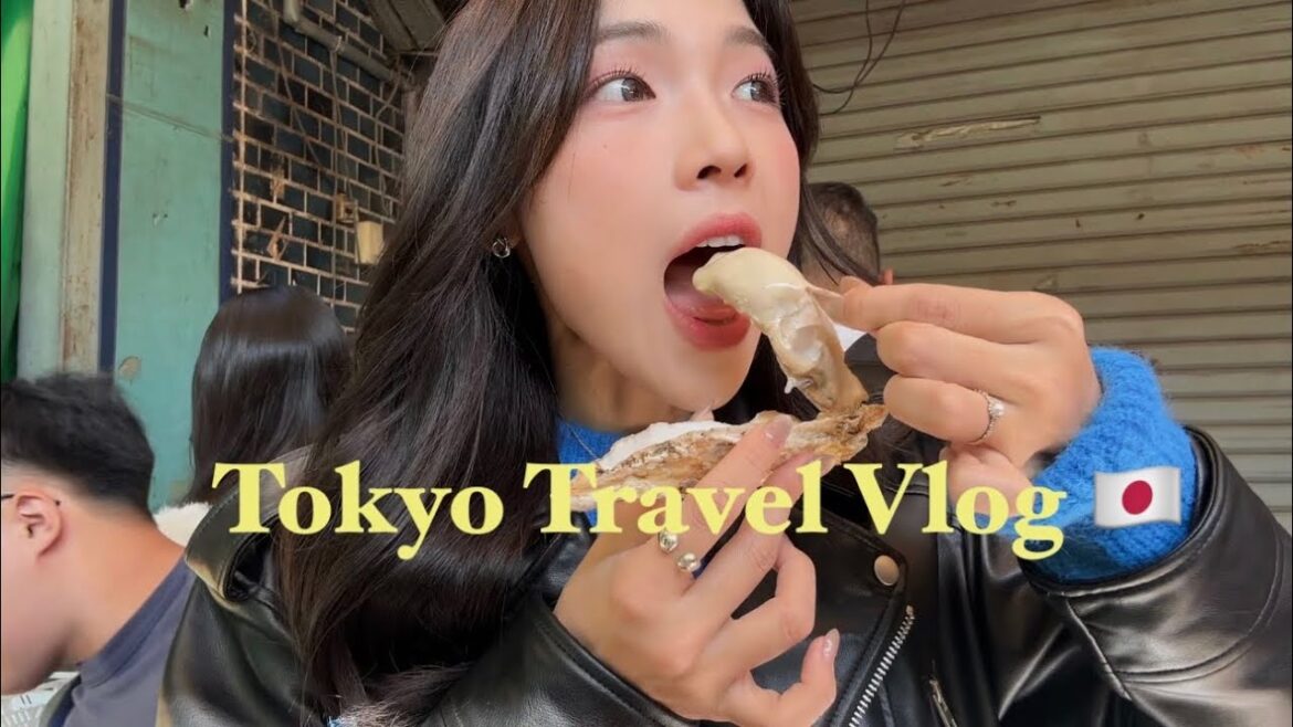 Tokyo vlog 🇯🇵 seafood market, kimono experience, japan airline ✈️✨👘