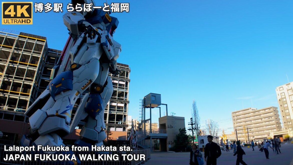 博多駅からららぽーと福岡の歩き方4k japan walking tour of how to get to Lalaport Fukuoka from Hakata station 博多駅からららぽーと福岡の歩き方4k japan walking tour of how to get to Lalaport Fukuoka from Hakata station